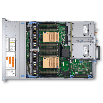 Poderoso servidor Dell PowerEdge R740xd Xeon 4214 64GB Rack 2U com CPU de 2,2 GHz