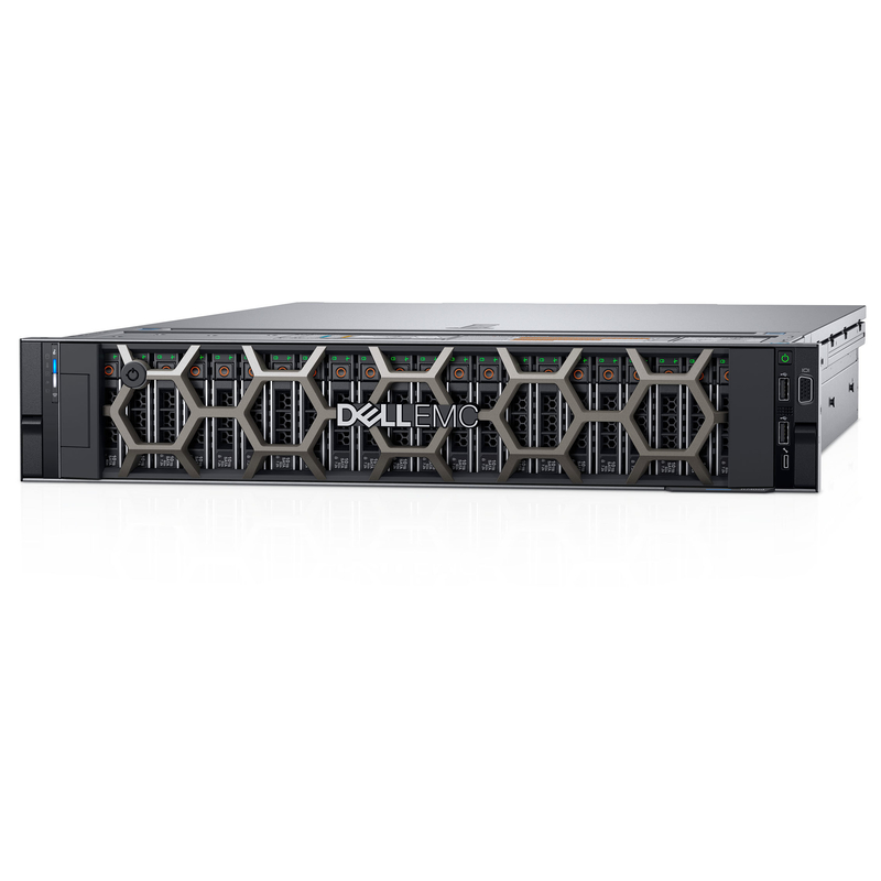 Poderoso servidor Dell PowerEdge R740xd Xeon 4214 64GB Rack 2U com CPU de 2,2 GHz
