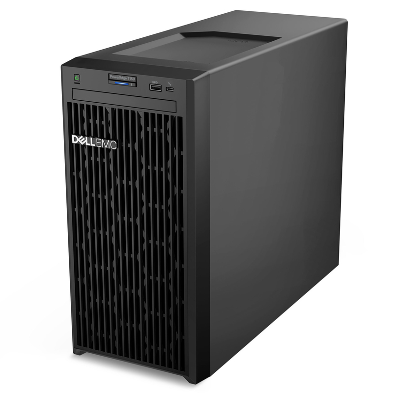 Dell PowerEdge T150 Tower Server com contato Xeon E-2314 2.8G 16G ECC 1TB para desconto