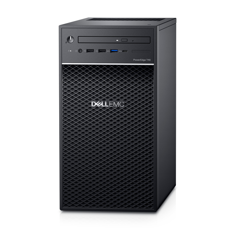 Dell PowerEdge T40 Servidor Intel Core i3 Série de 9a Geração para integração perfeita