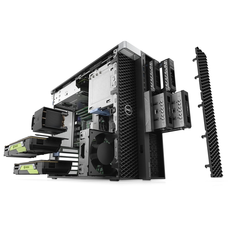 Entrega imediata Dell Precision T5820 Xeon 6 Core W-2235 Tower Workstation com 8GB de memória 3200MHz